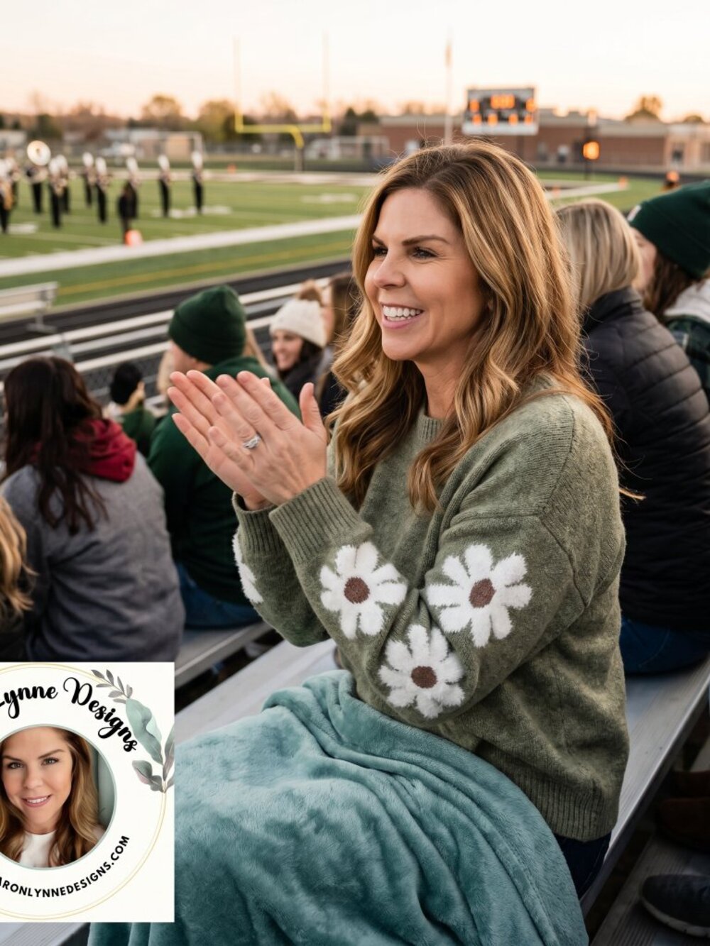 🌼 Cozy Olive Green Daisy Knit Sweater – Casual Chic & Effortless Style 🌼